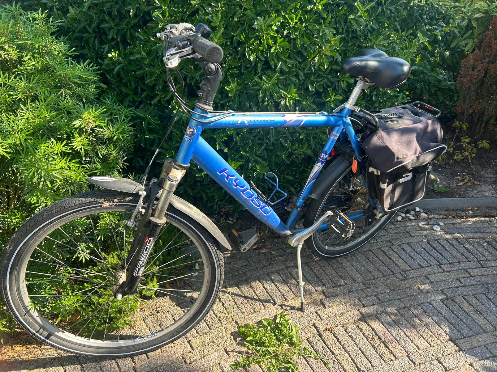 Gebruikte blauwe Kyoso mountainbike 24”, Fietsen en Brommers, Fietsen | Mountainbikes en ATB, Gebruikt, Hardtail, 53 tot 57 cm