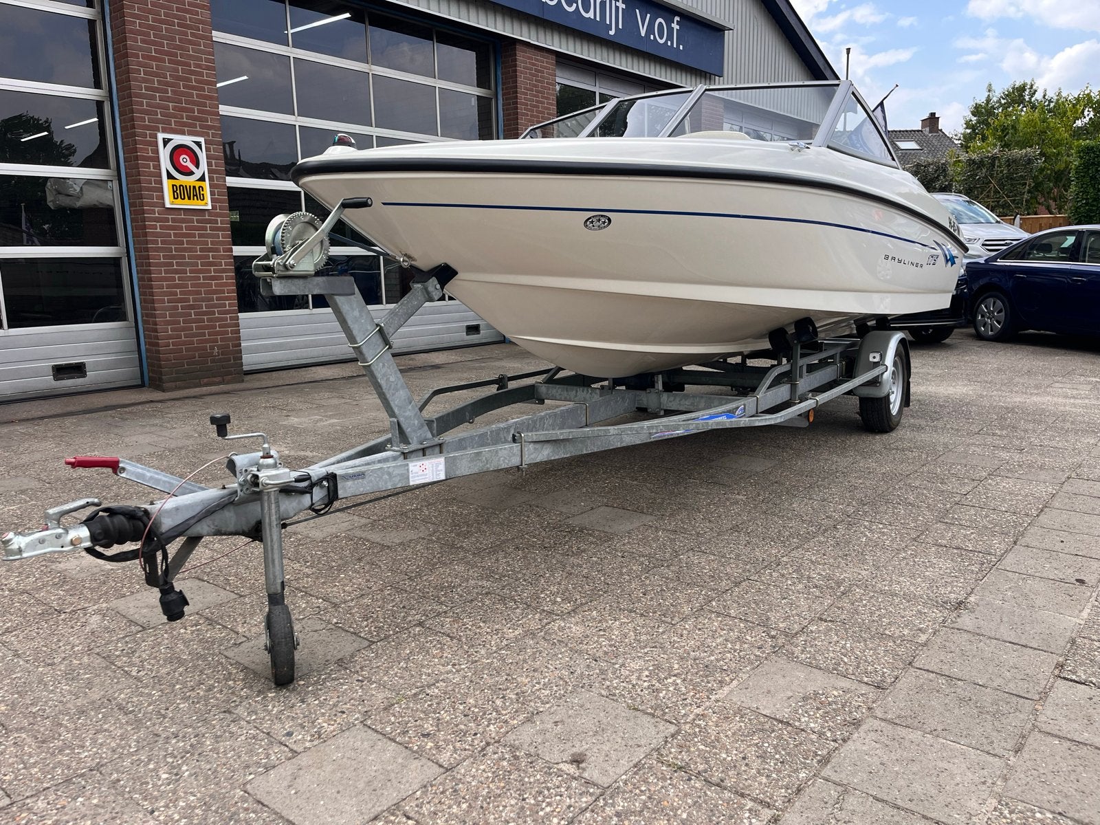 Bayliner 175 BR - Perfecte staat met trailer op kenteken., Gebruikt, Binnenboordmotor, Tot 1.00 meter, 70 tot 120 pk