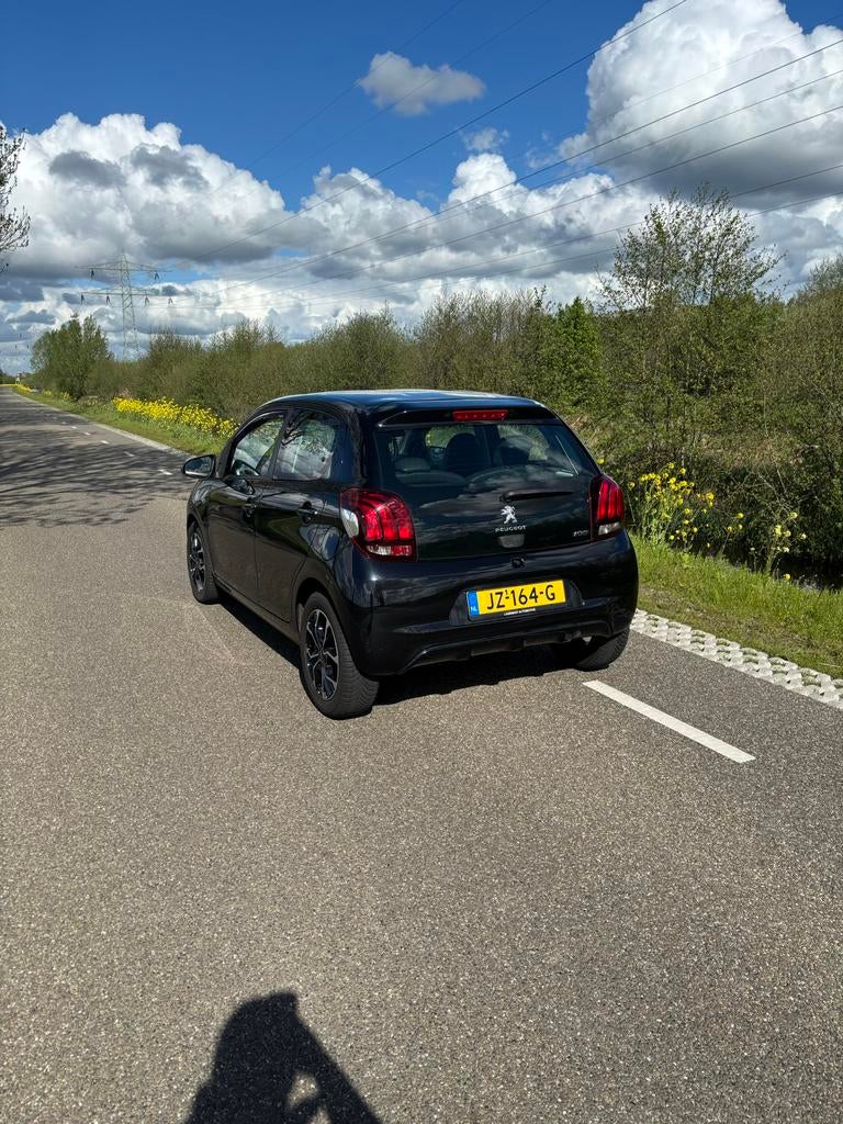 Peugeot 108 3D 2016 Zwart, Auto's, Voorwielaandrijving, Zwart, 1199 cc, 840 kg