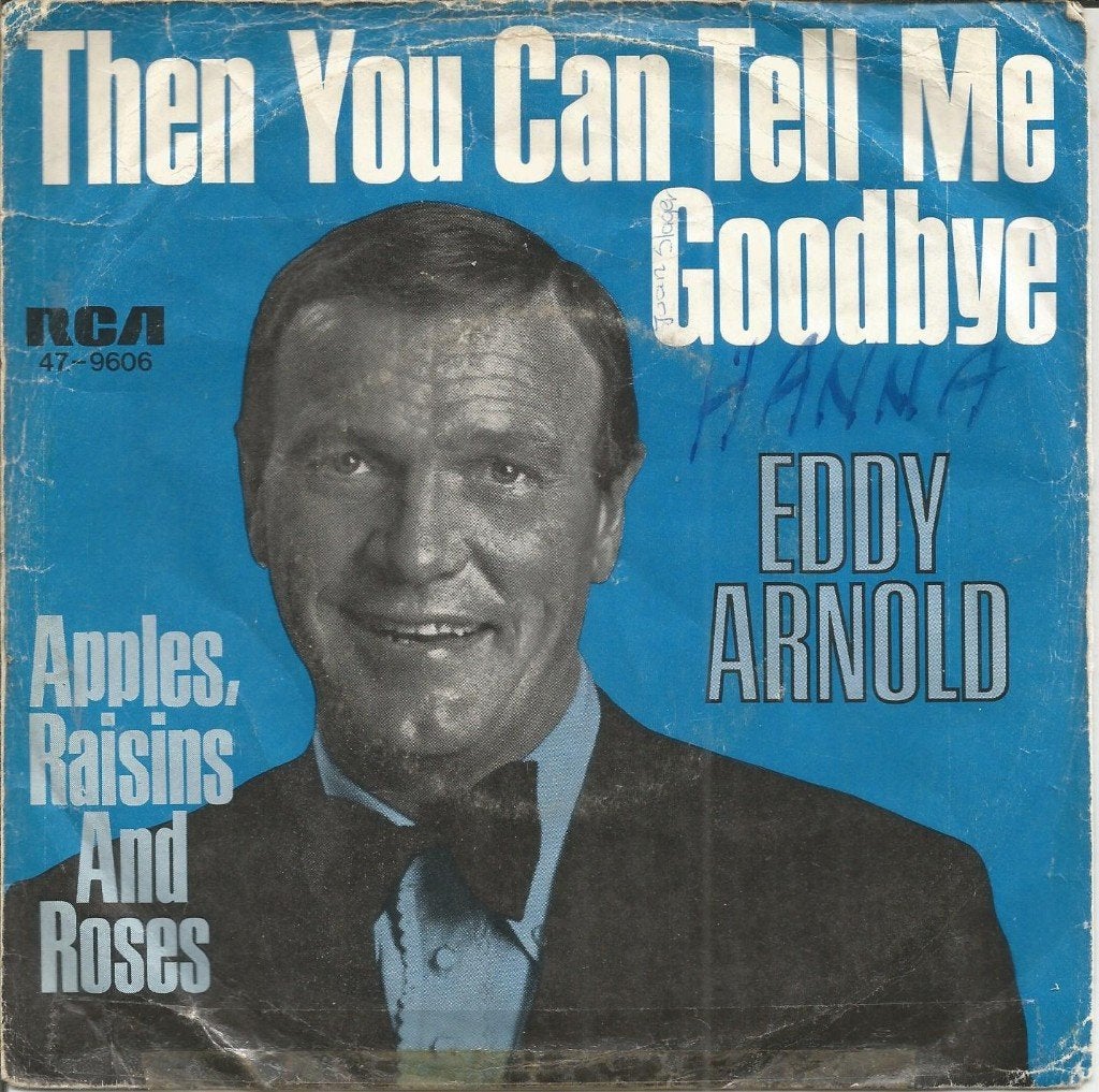 Eddy Arnold – Then You Can Tell Me Goodbye (1968), Gebruikt, Fotohoes, 7 inch, Ophalen of Verzenden