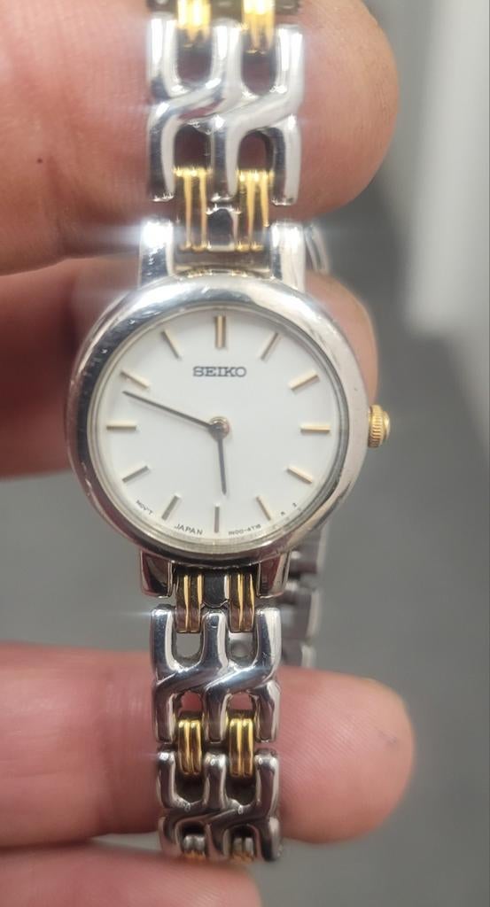 Elegant Seiko dameshorloge - Tweekleurig design, Sieraden, Tassen en Uiterlijk, Horloges | Dames, Gebruikt, Staal, Polshorloge