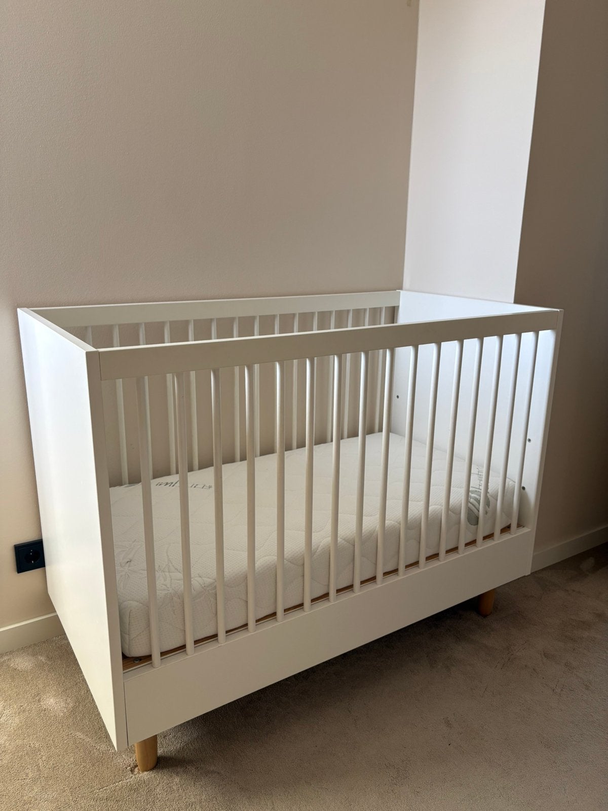 Petit Amélie ledikant Bocca 120 x 60 inclusief matras, Ophalen, Zo goed als nieuw, Jongetje of Meisje