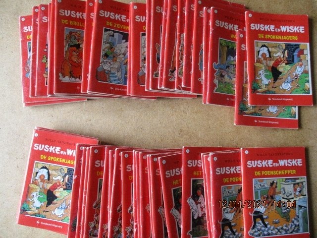 adv1035 suske en wiske albert heijn mini, Eén stripboek, Ophalen, Gelezen