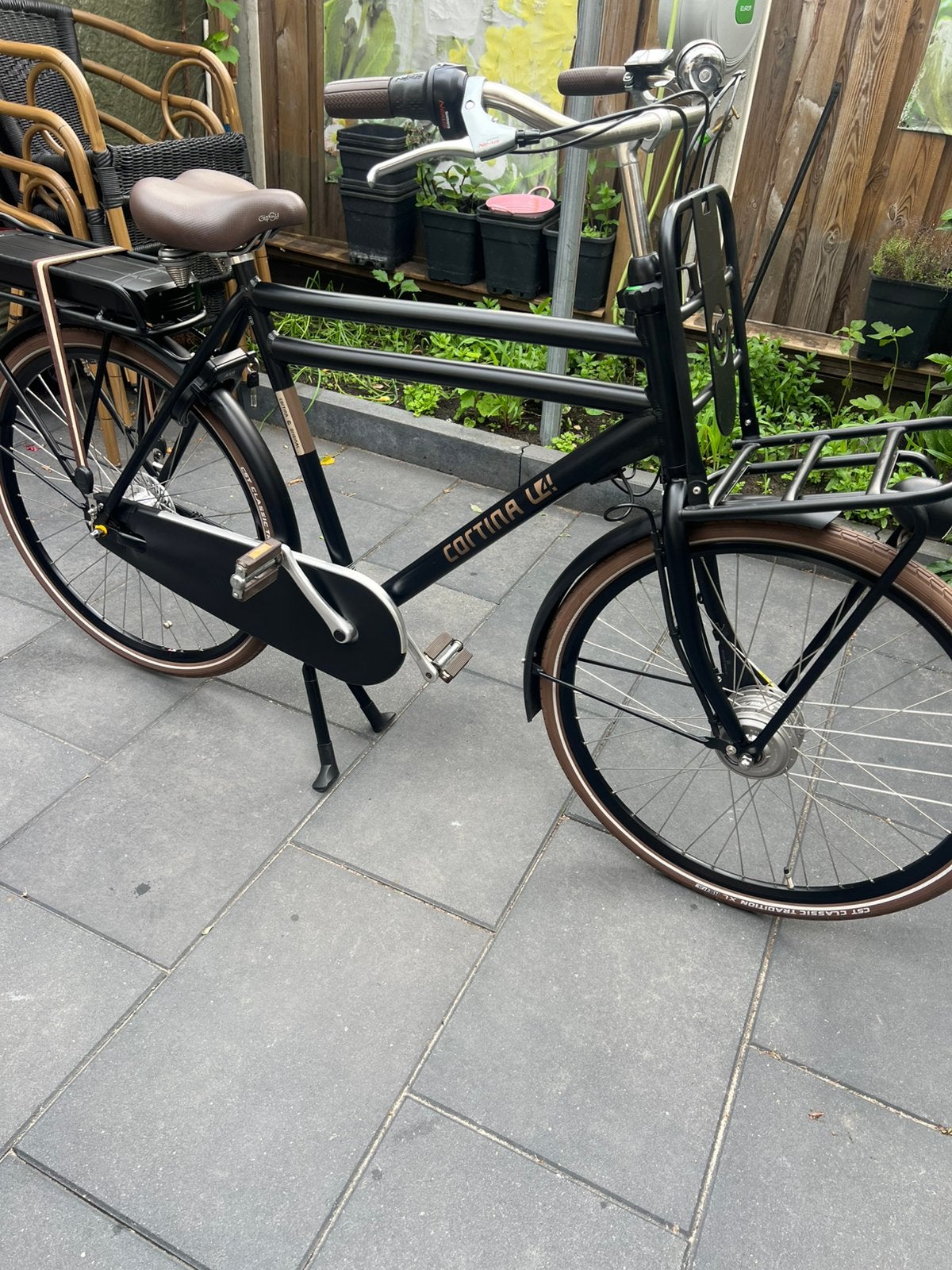 Cortina U4 Transport E-bike - herenfiets 61 cm 7 versnelling, Ophalen, Zo goed als nieuw, Cortina, 50 km per accu of meer