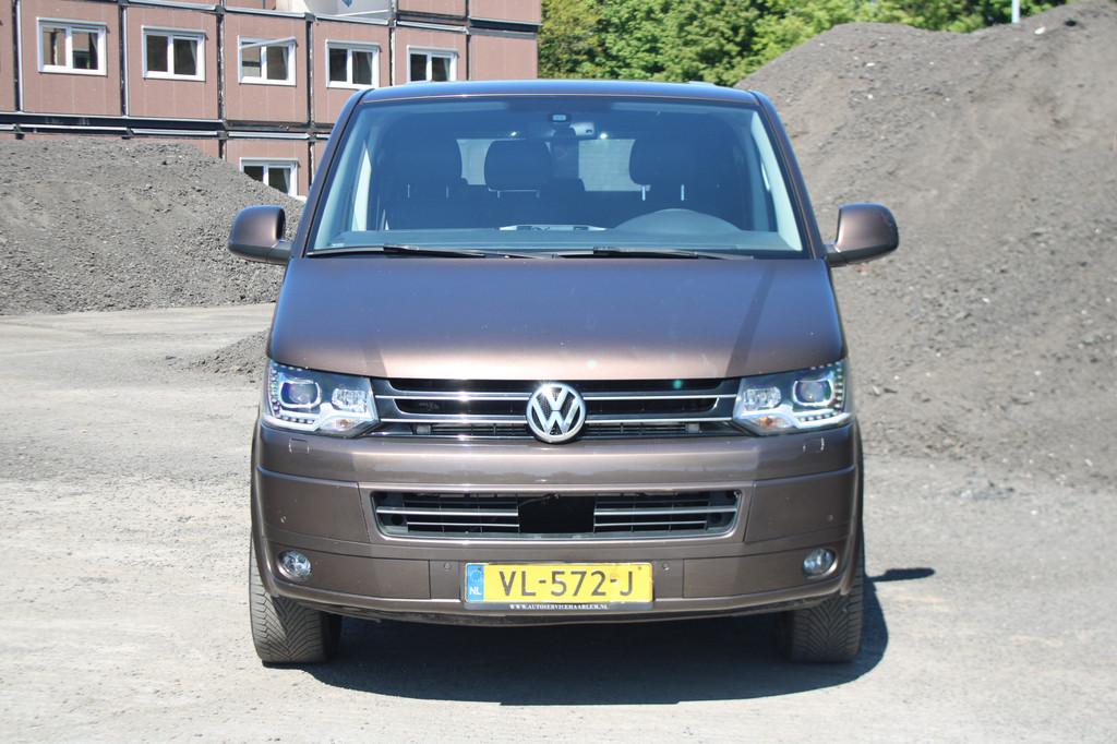 Volkswagen Transporter 2.0 TDI L2H1 DC Comfortline, Auto's, Bestelauto's, Euro 5, Parkeersensor, Gebruikt, Zwart