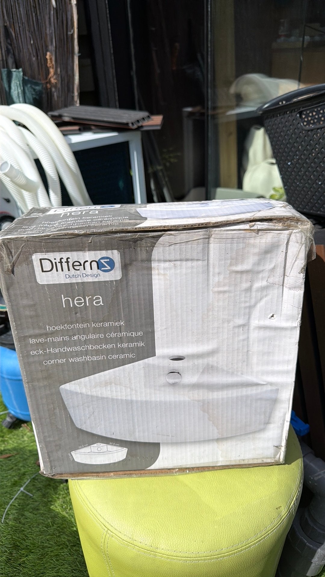 Hoekfontein keramiek, Doe-het-zelf en Verbouw, Ophalen, Nieuw, Toilet