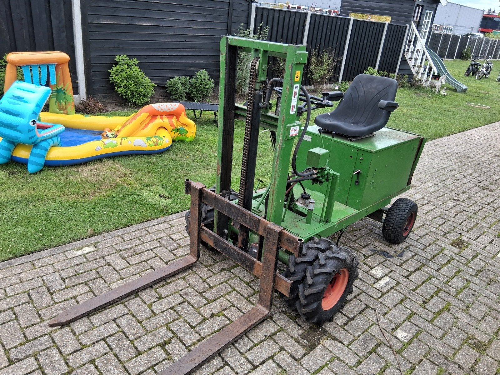 Prins Heftruck 24 Volt - Defecte Motor en Accu's, Ophalen