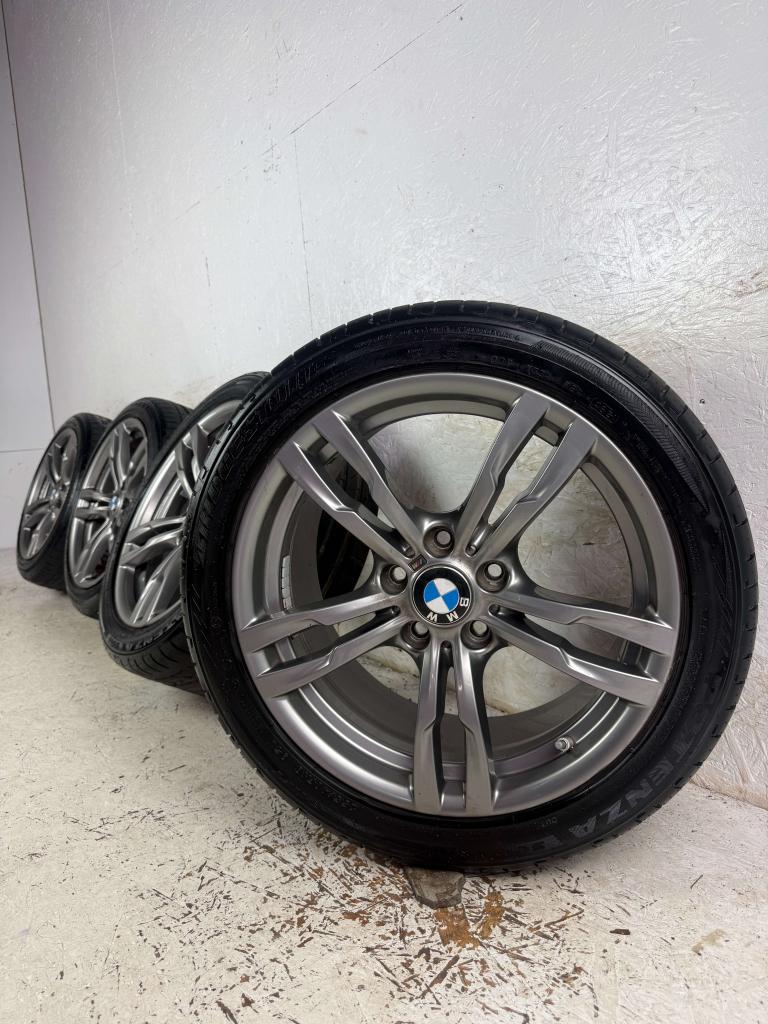 Originele BMW 3 4-Serie velgen 18" 5x120 Style 441M zomerset, Niet ingevuld, 18 inch, Gebruikt, 255 mm