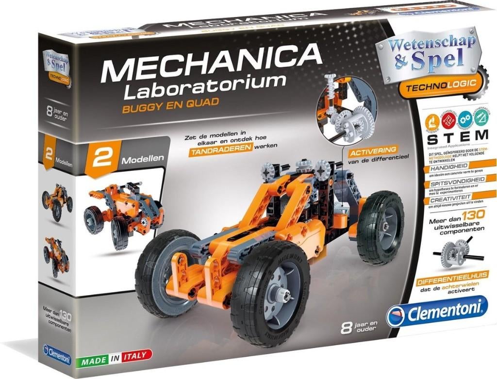 Clementoni - Mechanica Laboratorium - Buggy en Quad, Kinderen en Baby's, Speelgoed | Educatief en Creatief, Nieuw, Ophalen