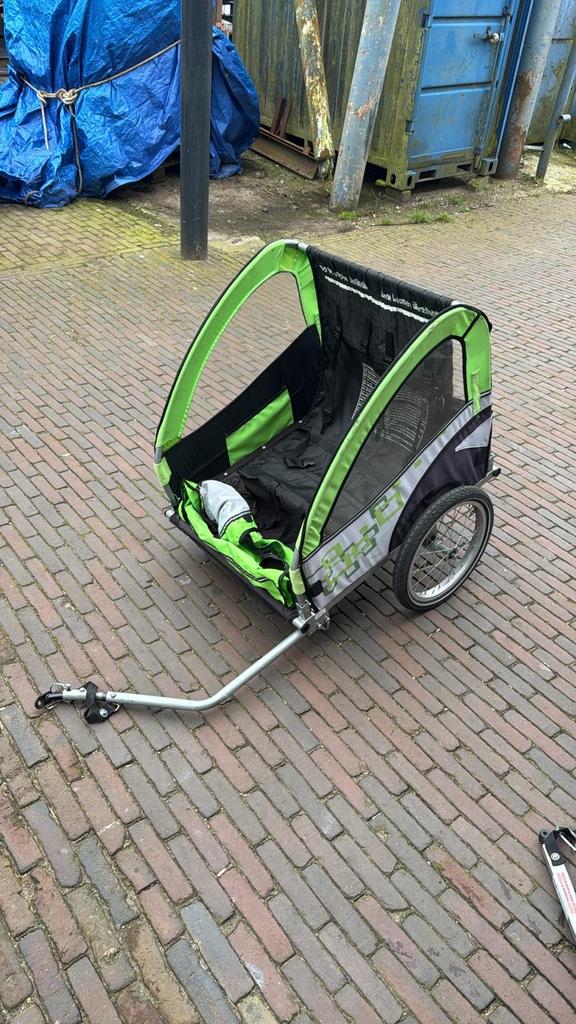 Kinderkar voor achter de fiets - Mechanisch perfect, Ophalen, Gebruikt, Kinderkar