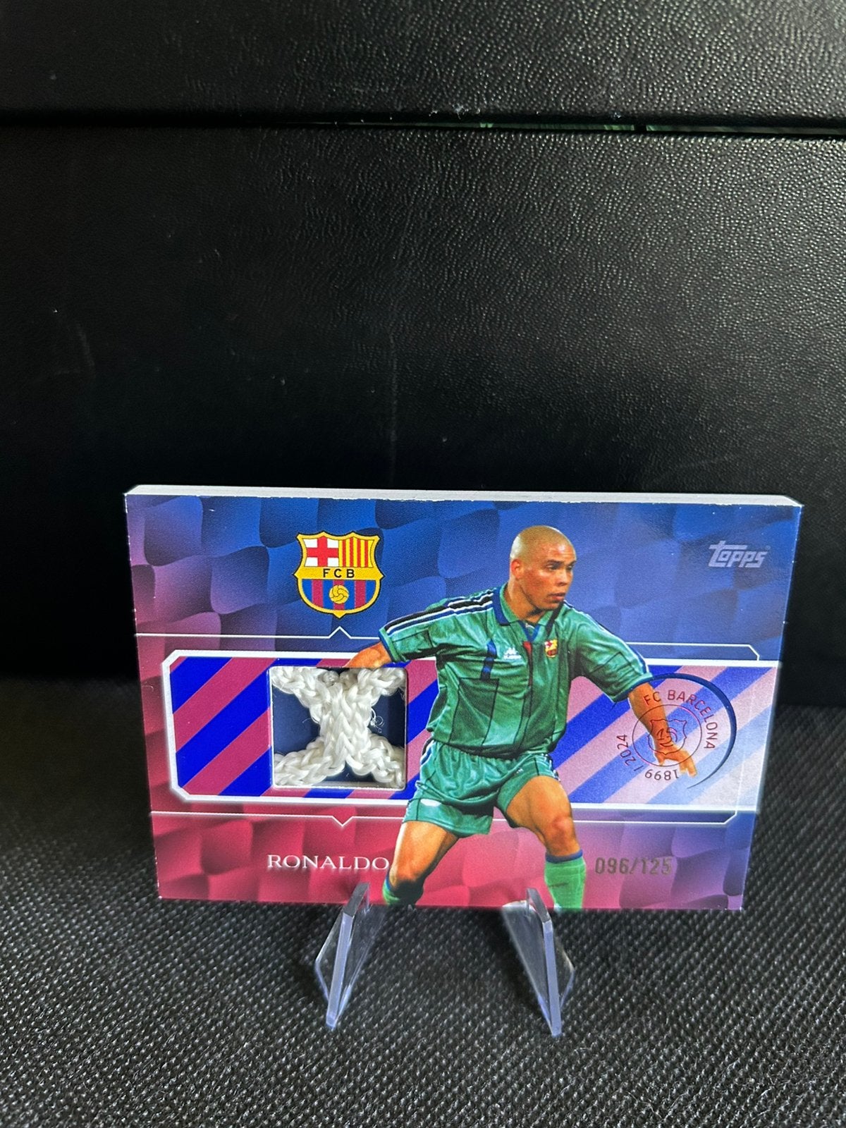 Ronaldo net relic Barcelona /125, Ophalen of Verzenden, Zo goed als nieuw, Buitenlandse clubs