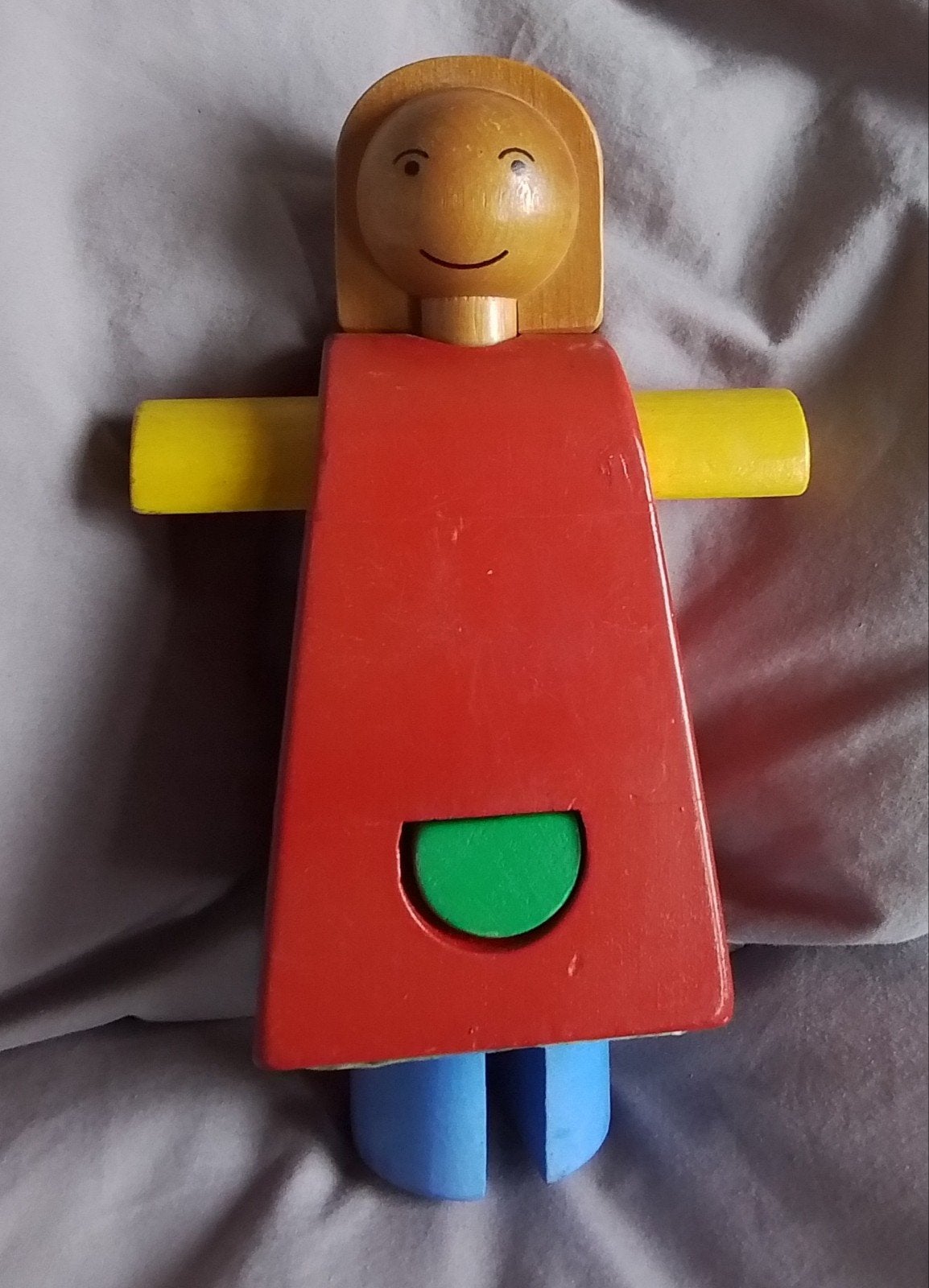 IKEA MULA Blokpuzzel Jaren '90 - Houten Speelgoed, Ophalen of Verzenden
