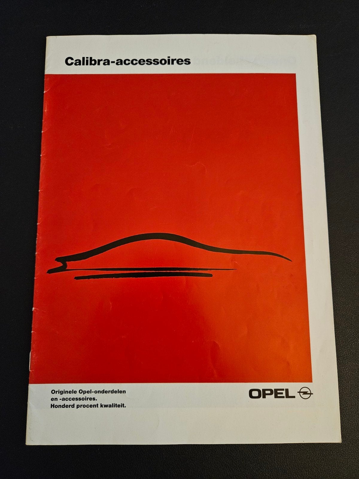Brochure Opel Calibra accessories 1991, Ophalen of Verzenden, Zo goed als nieuw, Opel