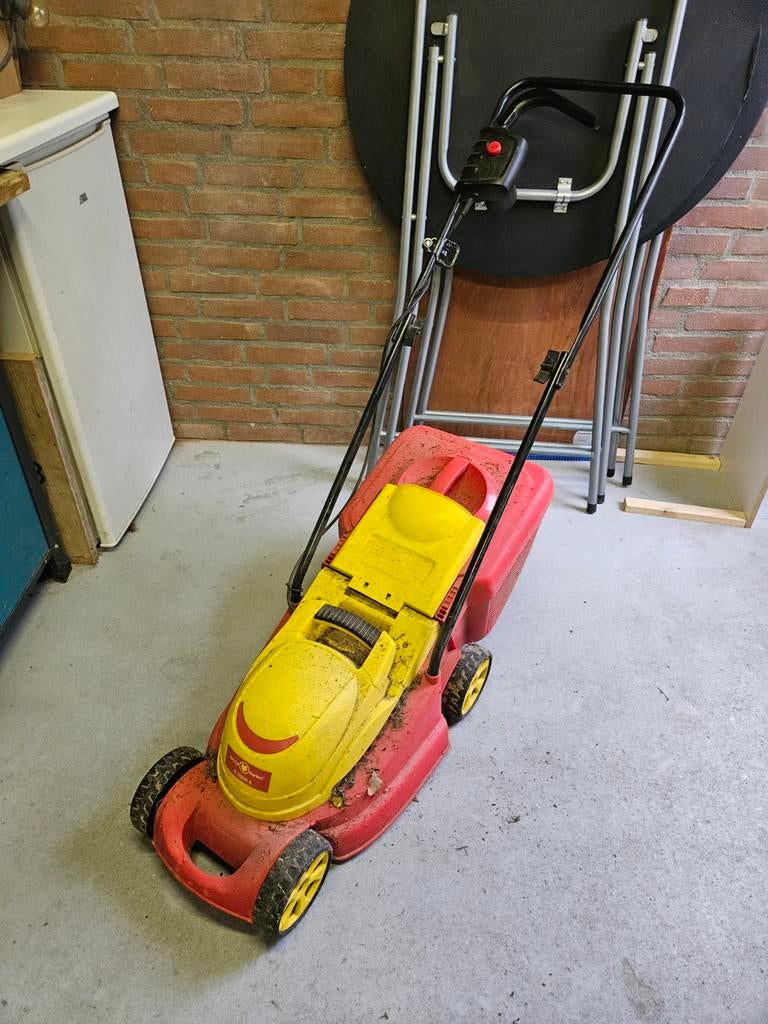 Wolf Garten S 3200 E grasmaaier - schakelaar defect, Ophalen, Cirkelmaaier, Elektrische grasmaaier, Opvangzak