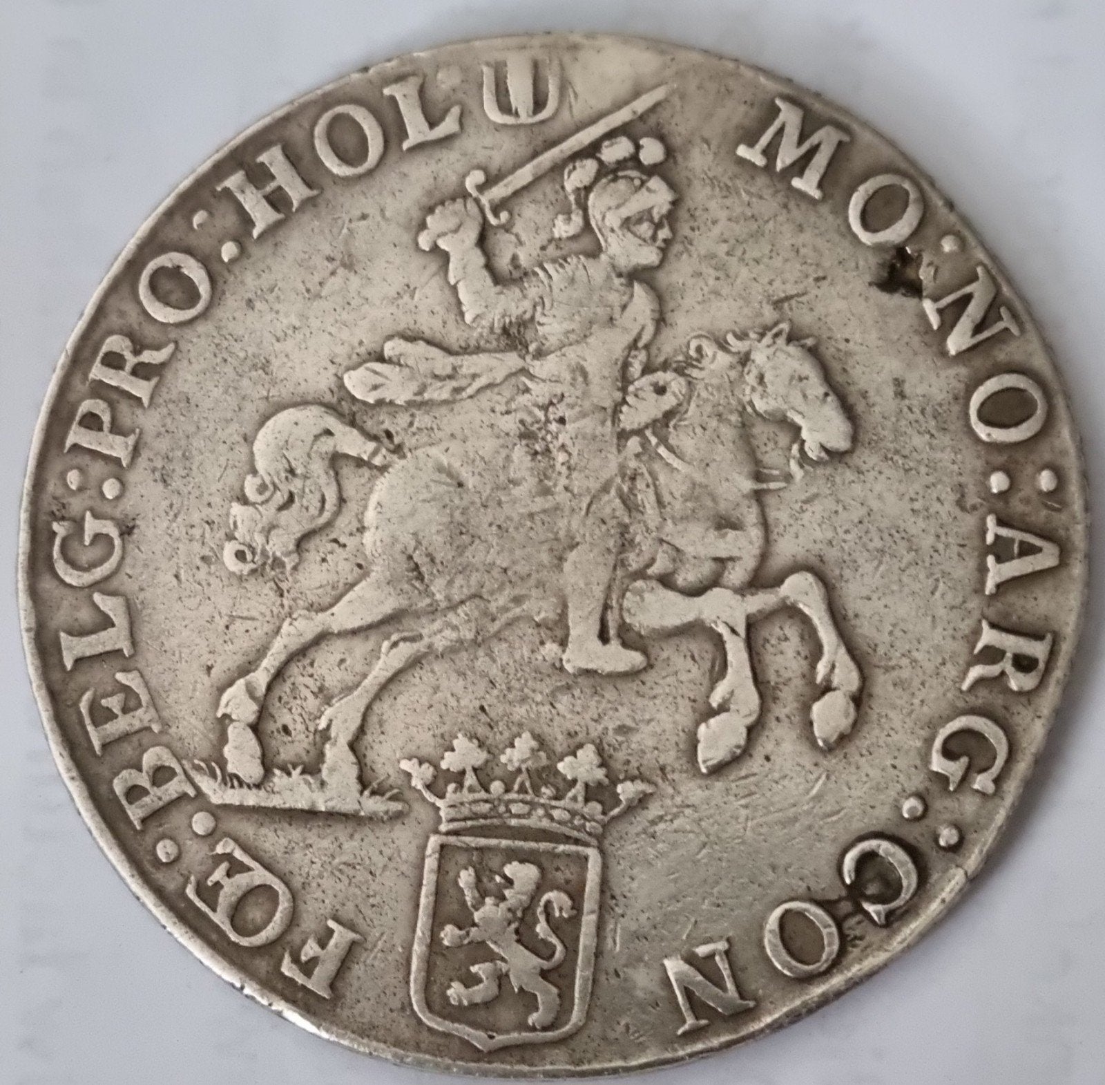 Zilveren Dukaat 1784 - Provincie Holland, Postzegels en Munten, Munten | Nederland, Losse munt, Overige waardes, Vóór koninkrijk