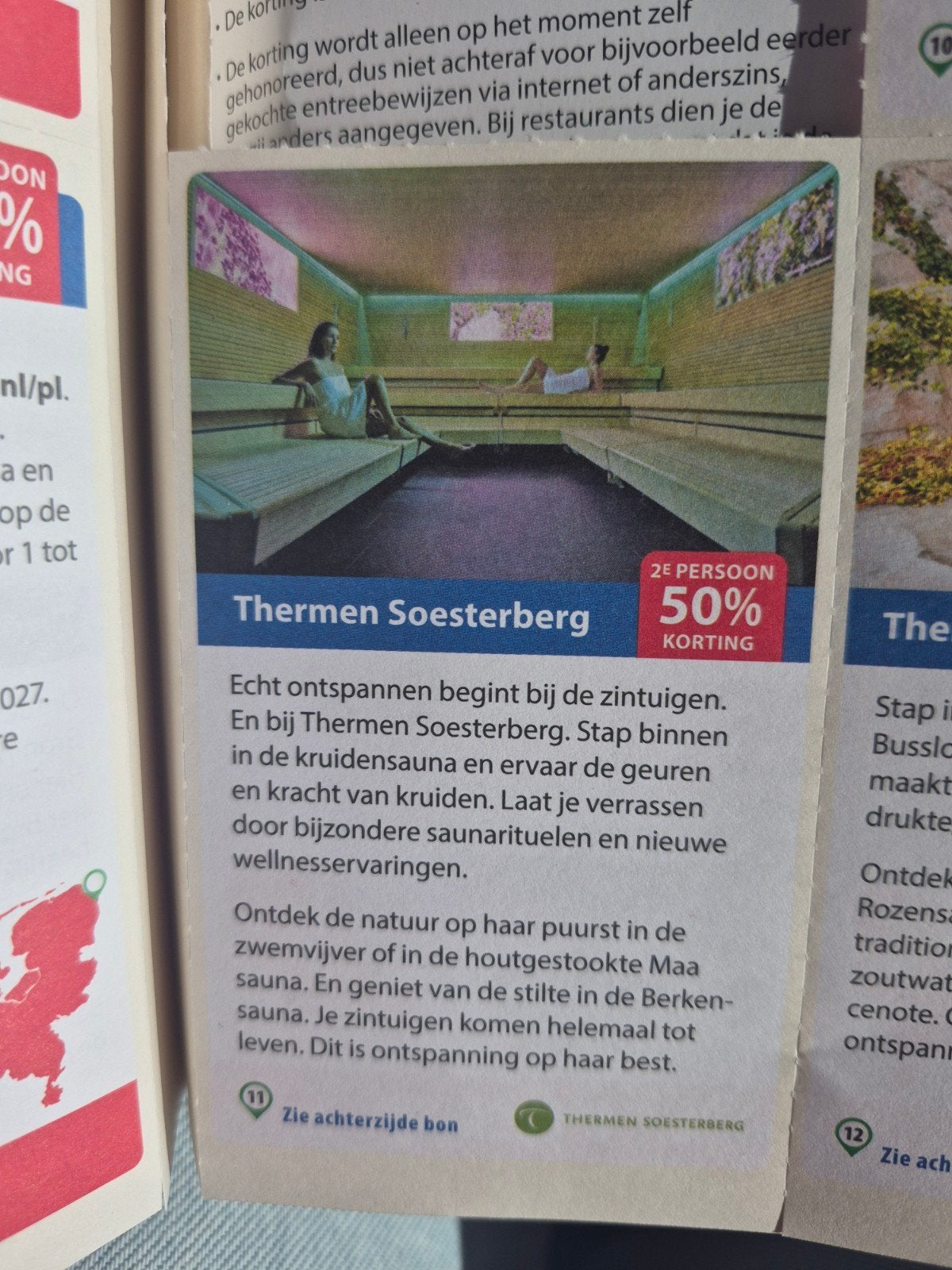 Thermen soesterberg 2e persoon 50% korting, Tickets en Kaartjes, Twee personen, Cadeaubon, Spa of Sauna