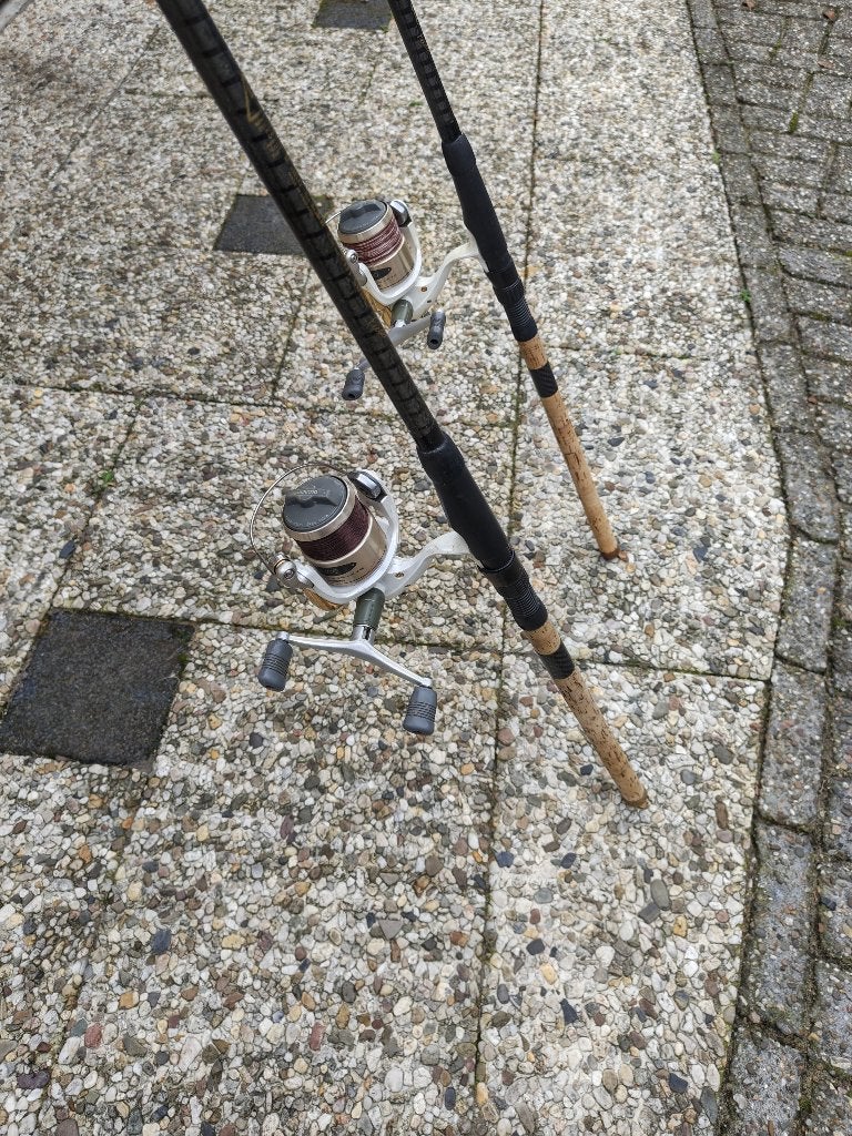 Tricast Trophy Euro Werphengel en Shimano molen Stradic 5000, Watersport en Boten, Ophalen of Verzenden, Gebruikt, Werphengel