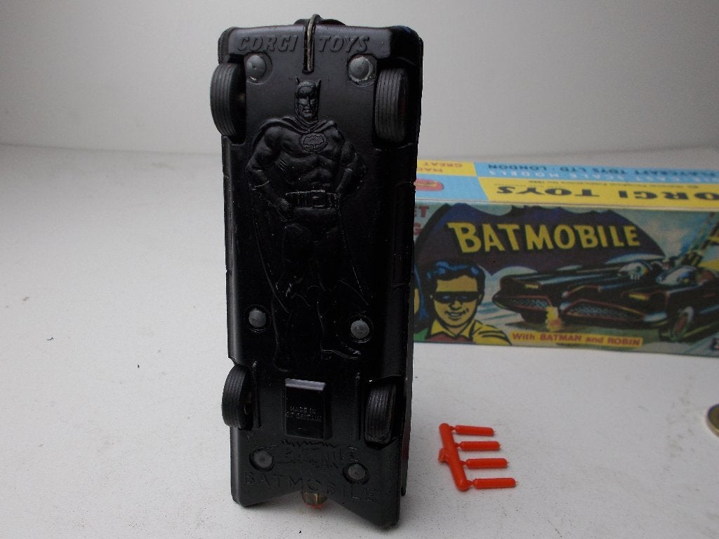 1966 Corgi Toys 267 BATMOBILE (ZELDZAME) MAT VERSIE! I.g.st, Ophalen of Verzenden, Zo goed als nieuw, Auto, Corgi