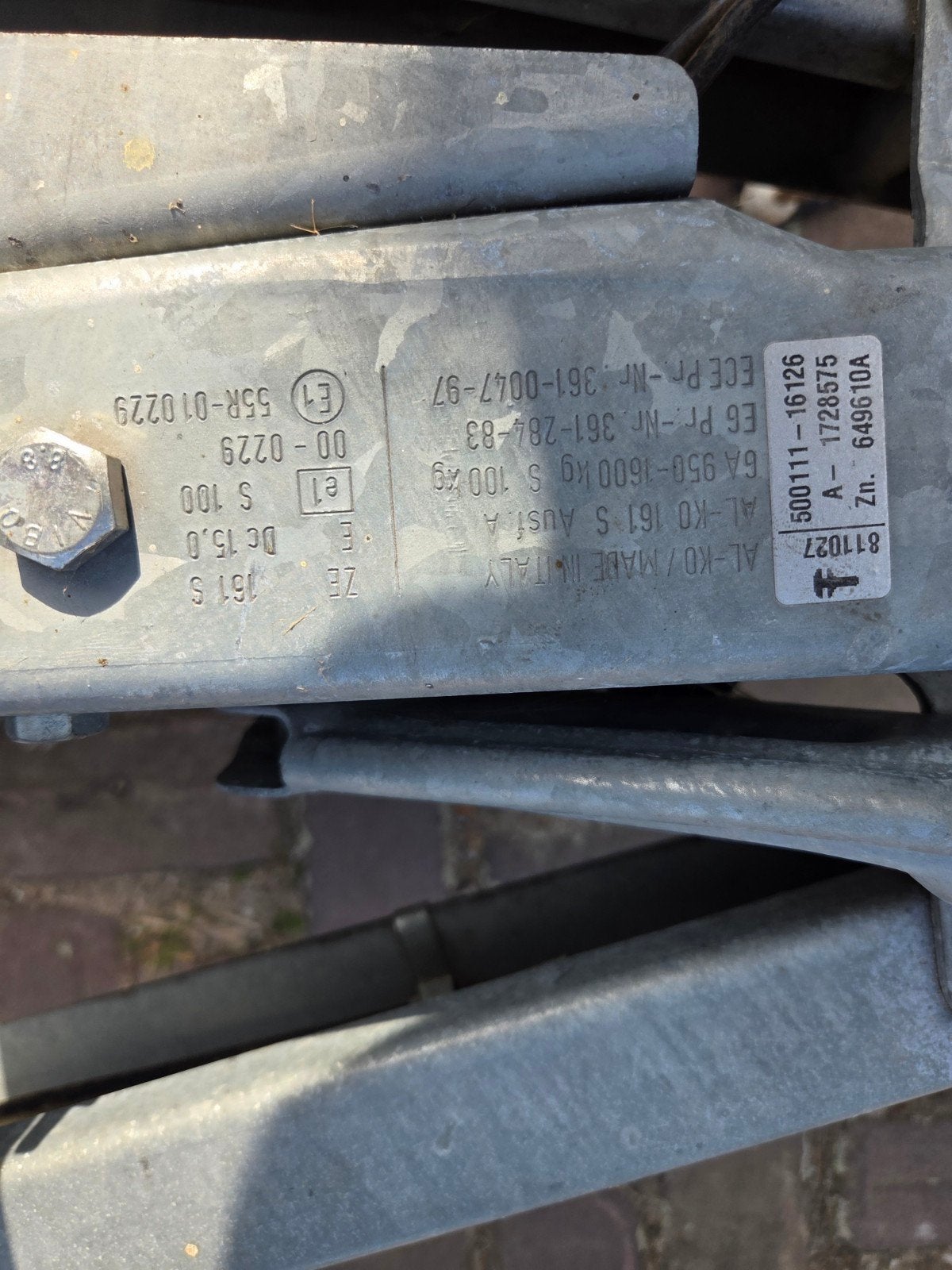 paardentrailer, Auto-onderdelen, Ophalen, Gebruikt