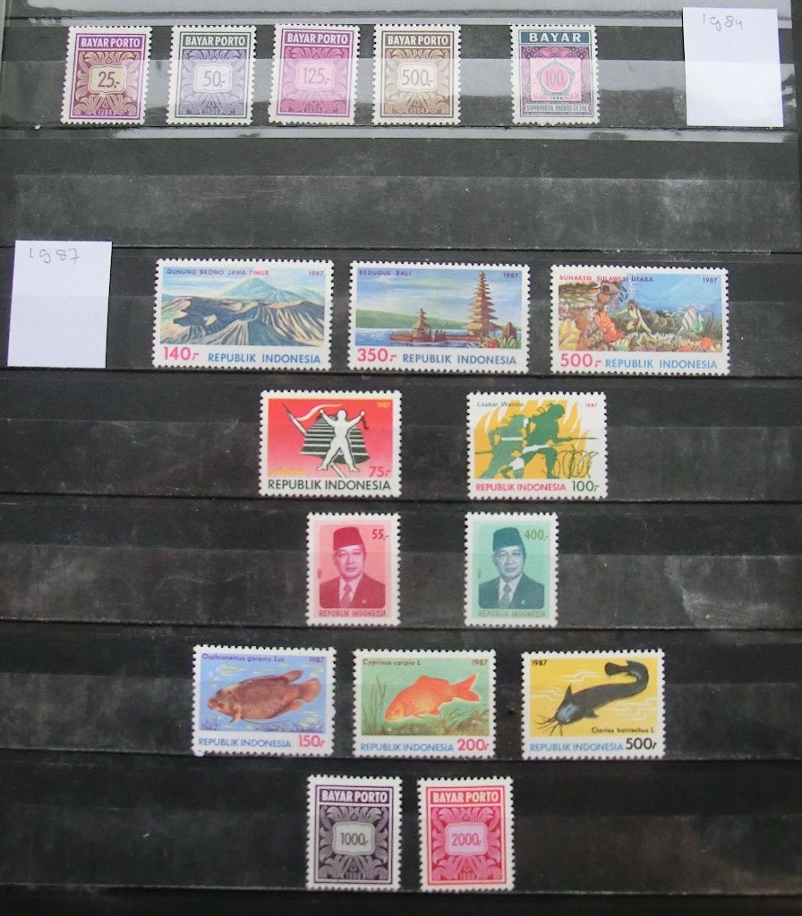 Indonesië Verzameling nieuwtjes  (1987/96) pfr, zie 22 scans, Ophalen of Verzenden, Buitenland