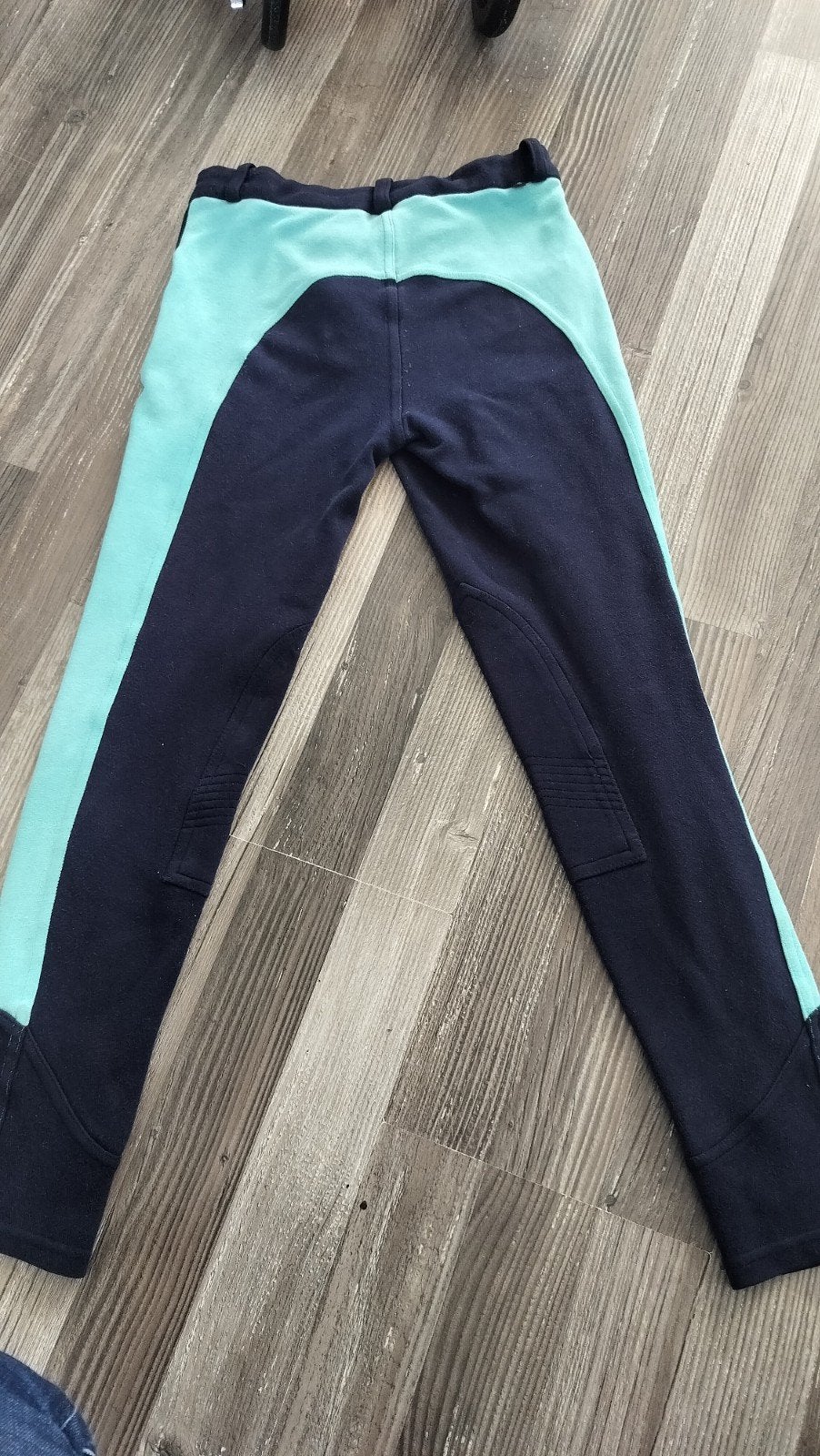 Decathlon rijbroek maat 12 jaar, Blauw, Ophalen of Verzenden, Lang, Gedragen