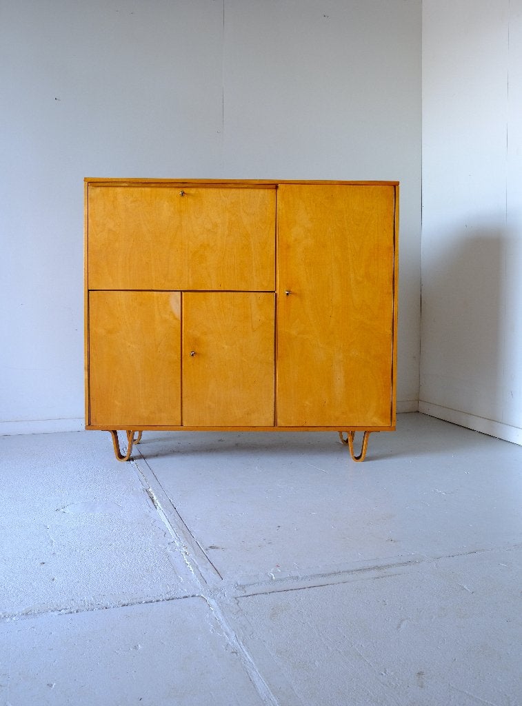 Highboard/Secretaire (Pastoe, CB09, Cees Braakman), Ophalen, 100 tot 150 cm, Zo goed als nieuw, Vintage, dutch design