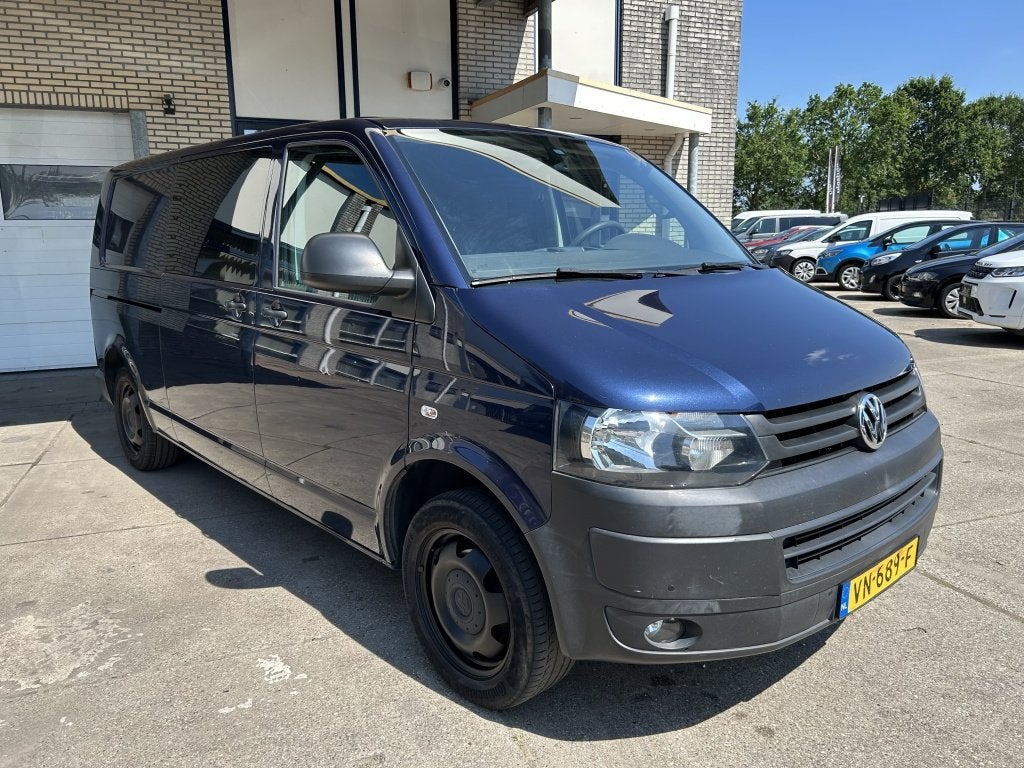 Volkswagen Transporter 2.0 TDI L2 DSG AUT DUBBELE CABINE MAR, Auto's, Bestelauto's, Euro 5, Stof, Gebruikt, 4 cilinders