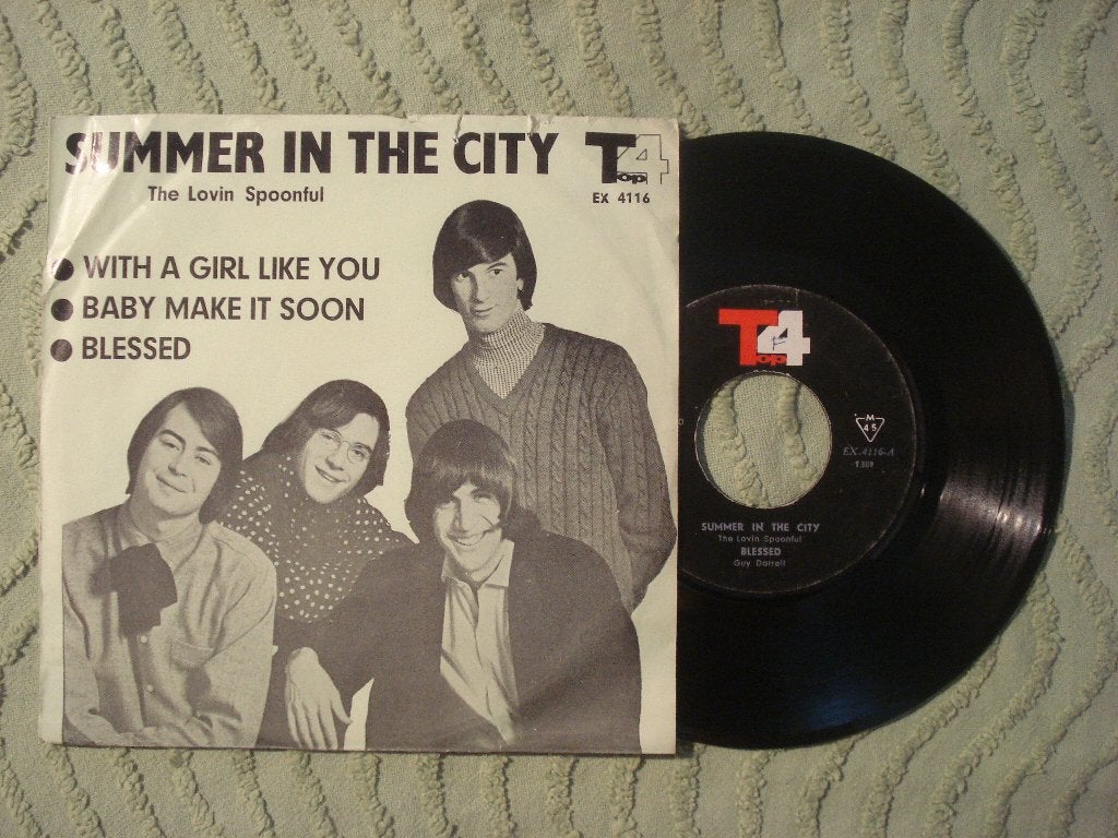 The Lovin’ Spoonful 7" Vinyl EP: Summer in the city’ (Iran), Cd's en Dvd's, Vinyl Singles, Gebruikt, 7 inch, Ophalen of Verzenden