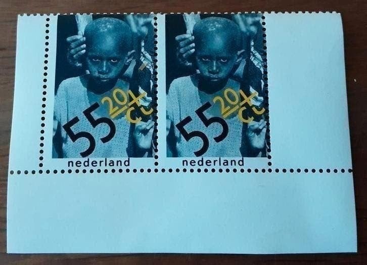 Kinderpostzegels 2x 55c +20c NL 1979 Postfris, Postzegels en Munten, Postzegels | Nederland, Ophalen of Verzenden
