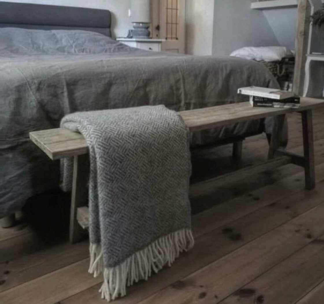 ~Stoer Sober Landelijk Houten XXL Bedbankje/Bankje~, Ophalen of Verzenden, Nieuw