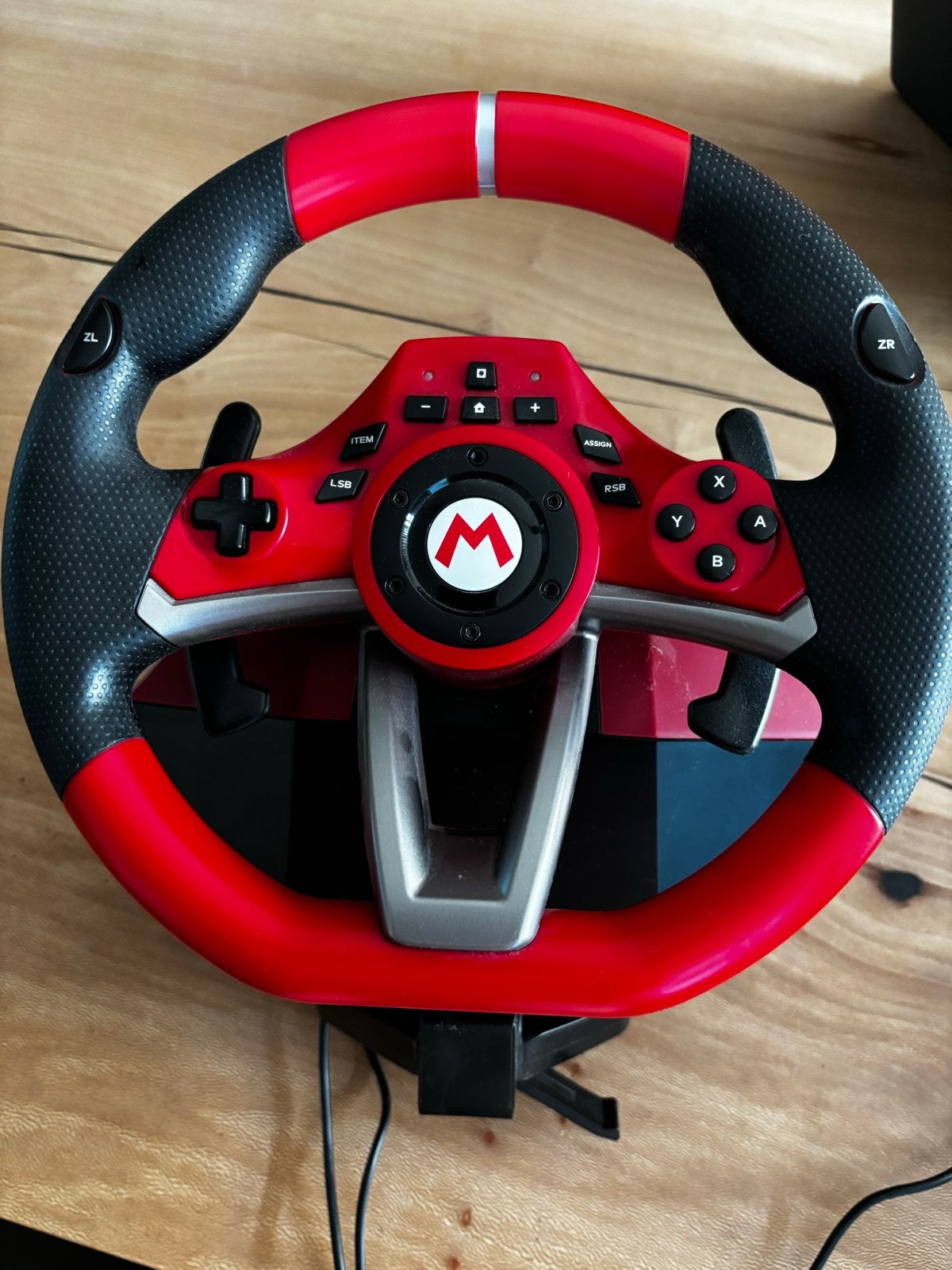 Hori Mario Kart Racing Wheel Pro Deluxe voor Nintendo Switch, Ophalen, Zo goed als nieuw, Met 1 controller, Switch Original
