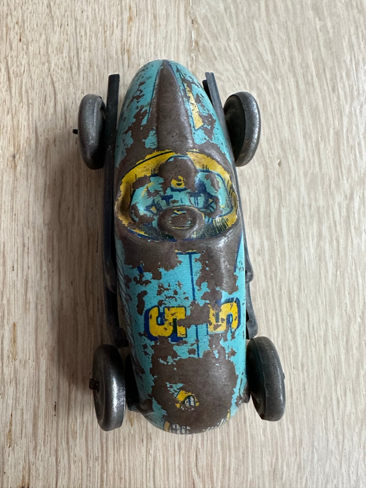 Vintage JEP Bugatti Racewagen - Jaren '40/'50, Ophalen of Verzenden, Gebruikt