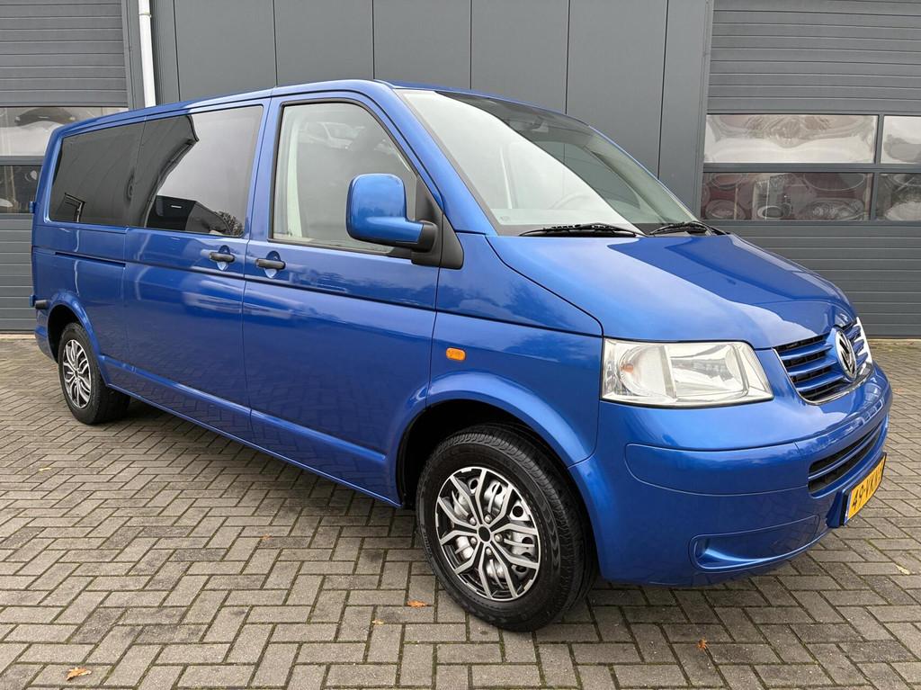 Volkswagen Transporter 2.5 TDI 340 | L2H1 | LEDER | AIRCO |, Gebruikt, Zwart, 2500 kg, Bedrijf