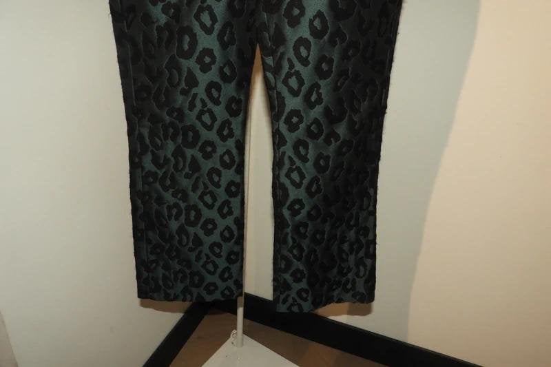 Anine Bing nette broek donker groen jaguar print xs kleine s, Kleding | Dames, Verzenden, Maat 34 (XS) of kleiner, Gedragen, Groen
