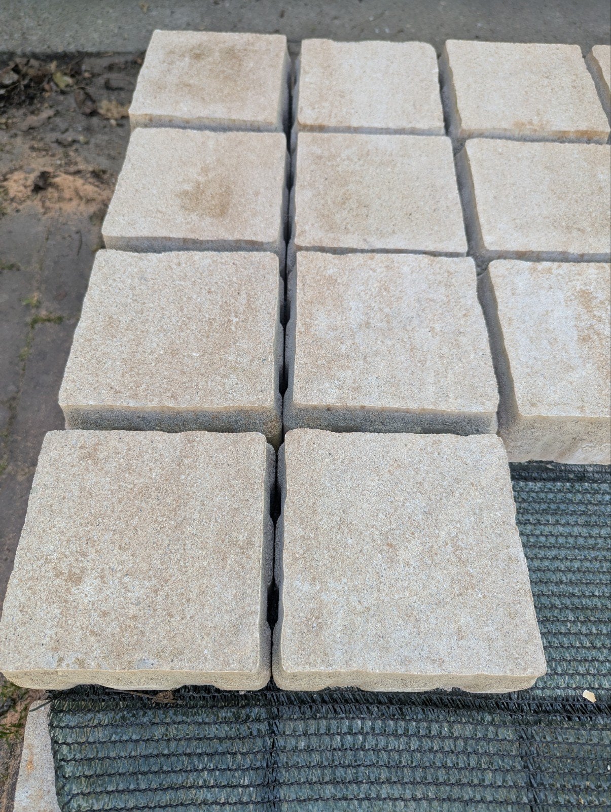 Nieuw: 15x15x6 cm tegels (119 stuks/ruim 2,5 m2), Tuin en Terras, Ophalen, Nieuw, Minder dan 5 m², Klinkers