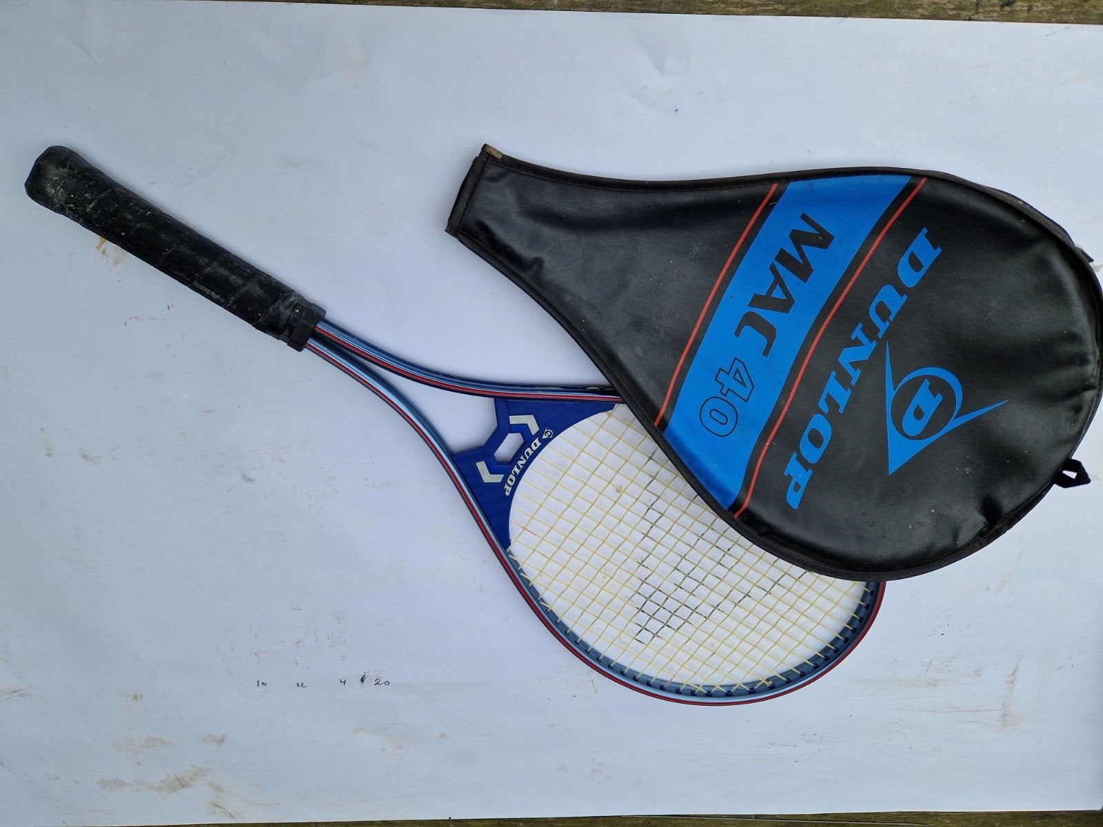 Dunlop Mac 40 Tennisracket met hoes, Ophalen, Gebruikt, Racket, Dunlop
