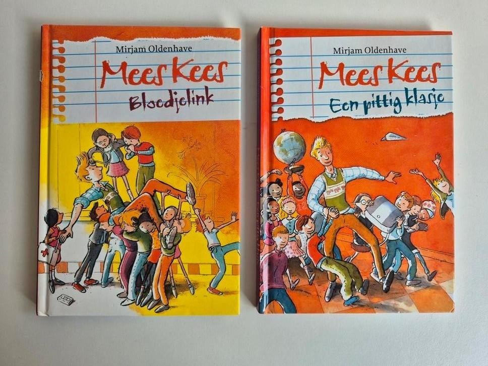 Mees Kees boeken: Bloedje link en Een pittig klasje, Ophalen of Verzenden, Gelezen, Mirjam Oldenhave, Fictie algemeen