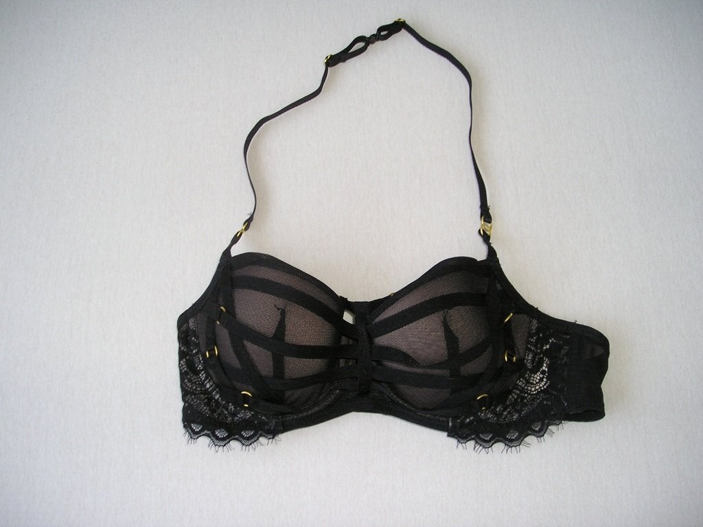 prachtige aparte zwarte BH Doutzen's maat 70B nieuwstaat, Doutzen's, Ophalen, Zwart, BH