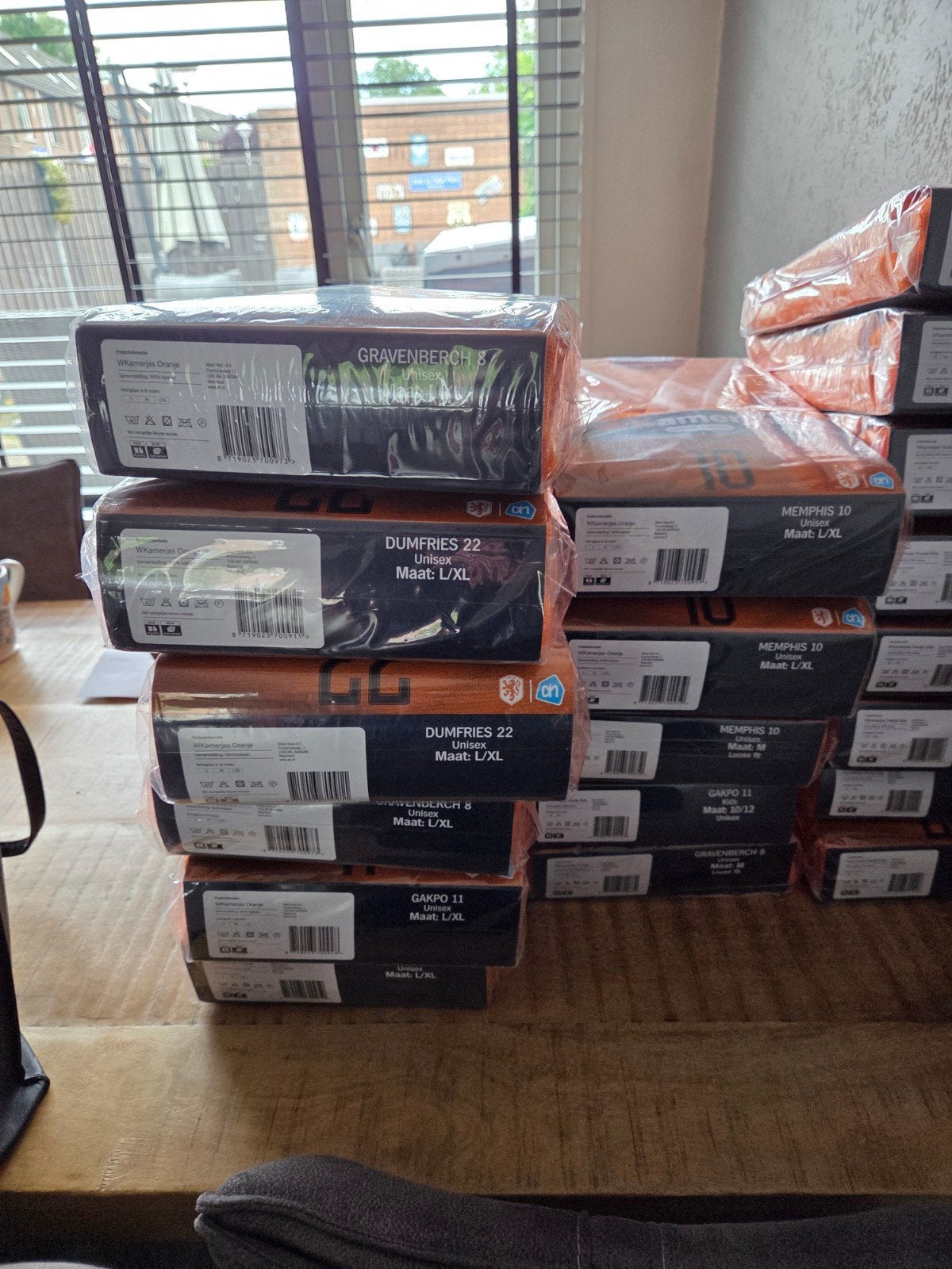 wkamerjas kamerjas badjas oranje ah l/xl 10 stuks LAATSTE, Albert Heijn, Ophalen of Verzenden