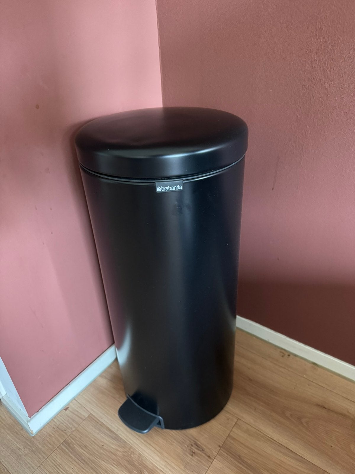 Brabantia Pedaalemmer - Zwart, Ophalen, Gebruikt, Met pedaal, 30 tot 40 liter