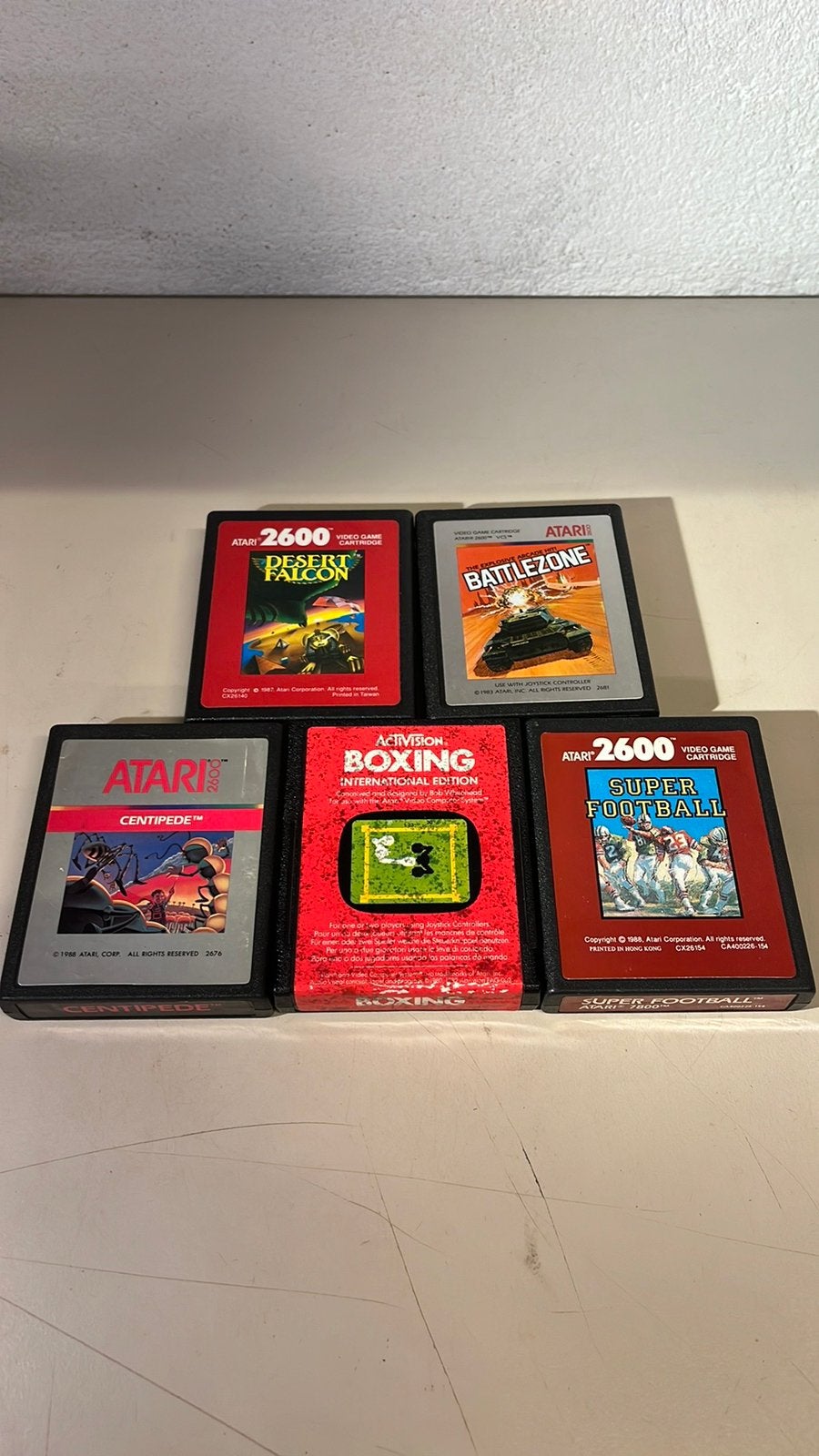Atari spelletjes jaren 80’s vintage, Spelcomputers en Games, 1 speler, Racen en Vliegen, Ophalen of Verzenden, Zo goed als nieuw