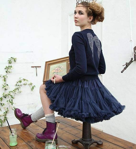 Petticoat tot maat XXXXL, Banned Apparel, Banned Apparel, Zwart, Maat 46/48 (XL) of groter