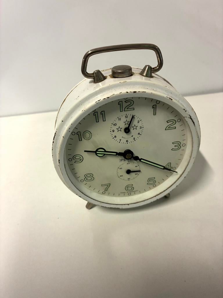 Prachtige vintage wekker van ‘Peter’, Antiek en Kunst, Ophalen of Verzenden