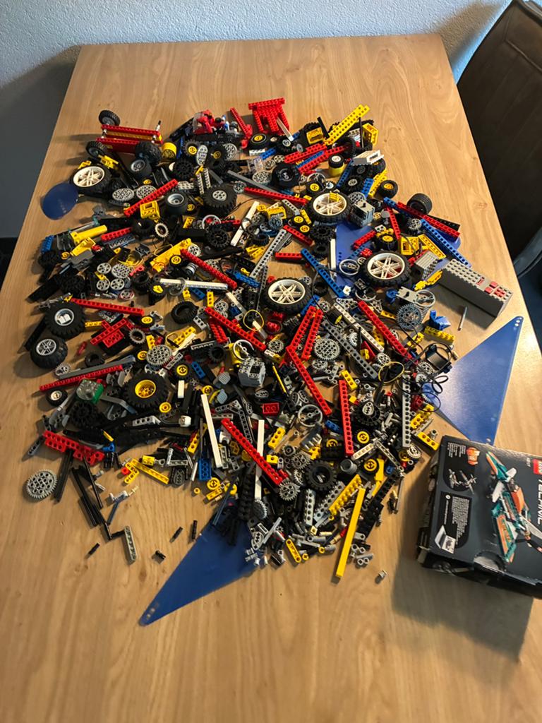 Lego Techniek ruim 2,5 kilo, Gebruikt, Lego, Ophalen of Verzenden, Technic