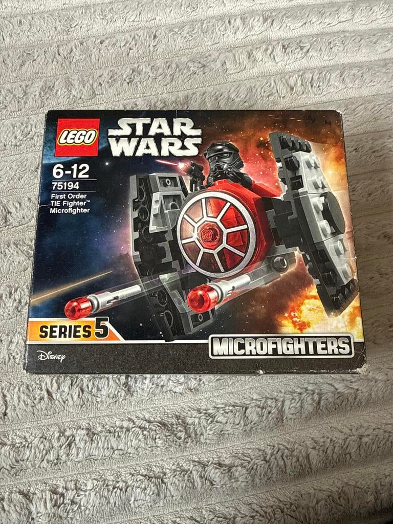 Lego Star Wars 75194 First Order TIE Fighter Microfighter, Ophalen of Verzenden, Gebruikt, Complete set, Lego