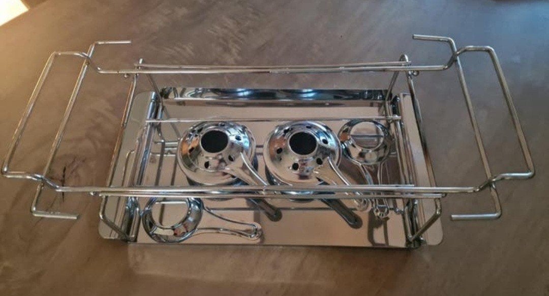 Steengrill Family - 2 stuks, compleet met branders, Ophalen of Verzenden, 4 t/m 7 personen