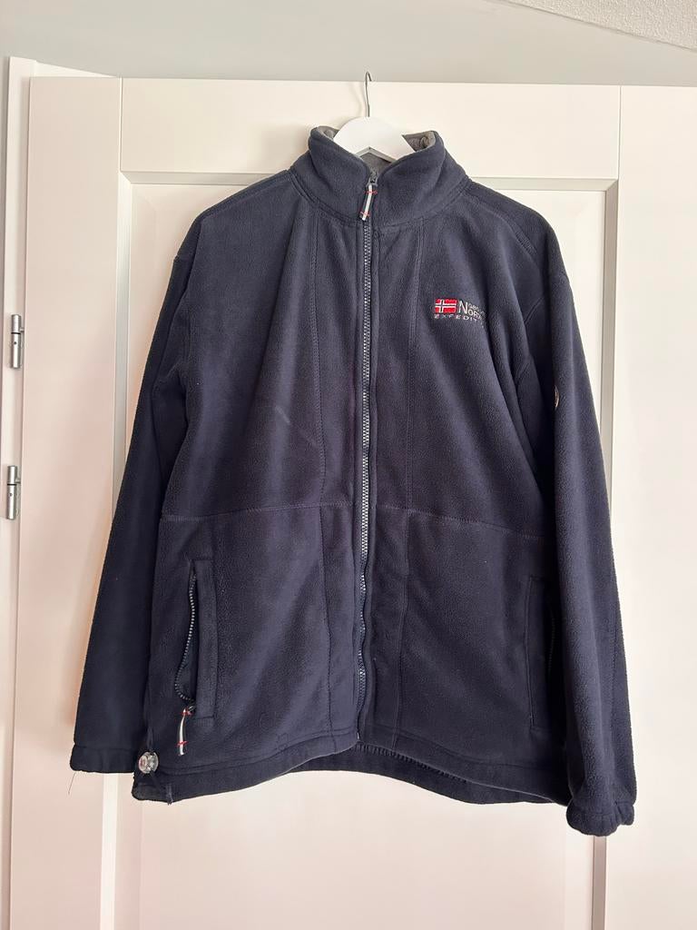 Fleecejack Geo Norway XXL, Kleding | Heren, Truien en Vesten, Verzenden, Zo goed als nieuw, Overige maten, Blauw