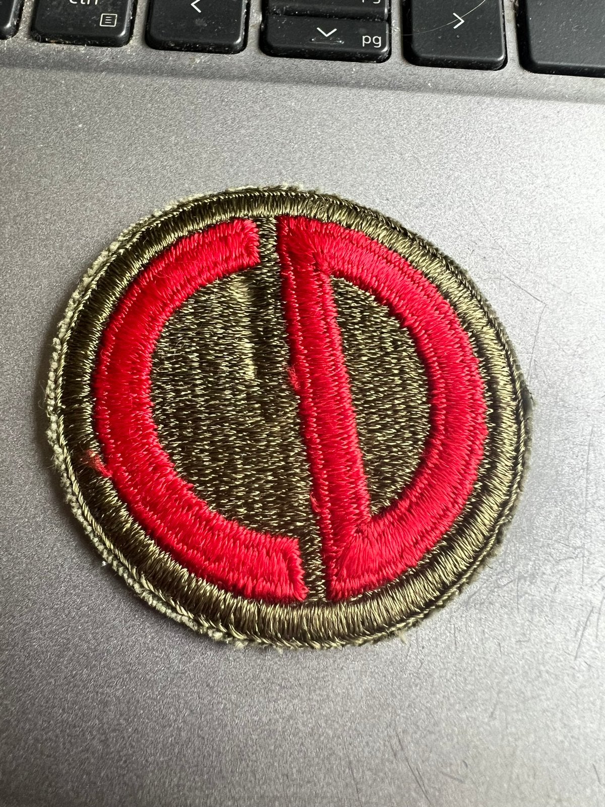 WO2 Amerikaans 85th Infantry Division Patch embleem, Amerika, Verzenden, Embleem of Badge