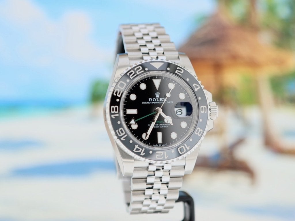 Rolex GMT-Master II Bruce Wayne vol in Fabriekstickers NL, Sieraden, Tassen en Uiterlijk, Staal, Polshorloge, Nieuw, Ophalen of Verzenden