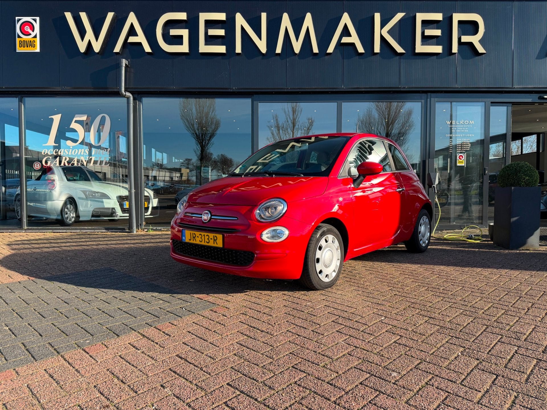 Fiat 500 1.0 TwinAir Pop Airco|Elektrisch pak|GARANTIE, Voorwielaandrijving, Stof, Gebruikt, Euro 6